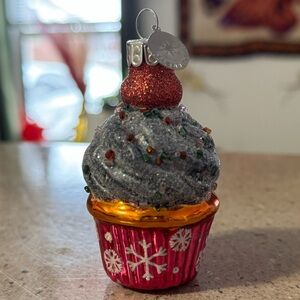 Radko Celebrations cupcake ornament
